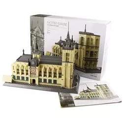 6 Kathedrale Notre Dame 3D Metallmodellbausatz