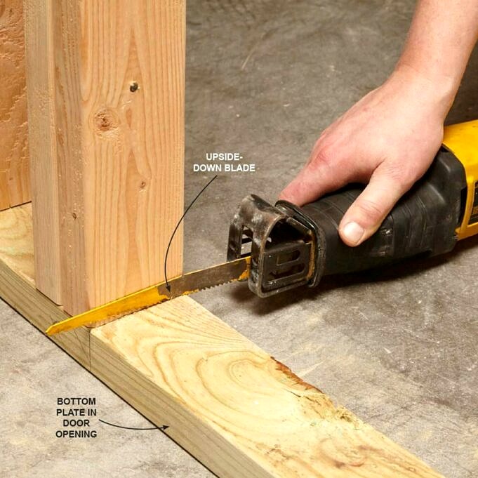 How To Cut A Straight Line With A Reciprocating Saw